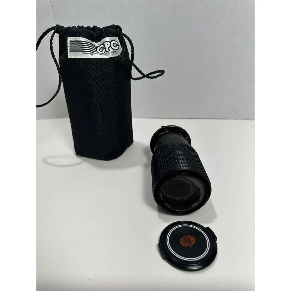 CPC HPS Auto Zoom MACRO 75-200 MM‎ 1:4.5 Camera LENS 483672 With Case